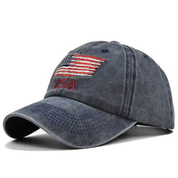 European And American Washed And Old Usa Embroidered Basebal Hat Only $9.99 - Cotosen.com 