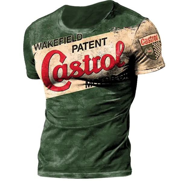 Castrol Racing print short-sleeved T-shirt - Styletaken.chimpone.com 