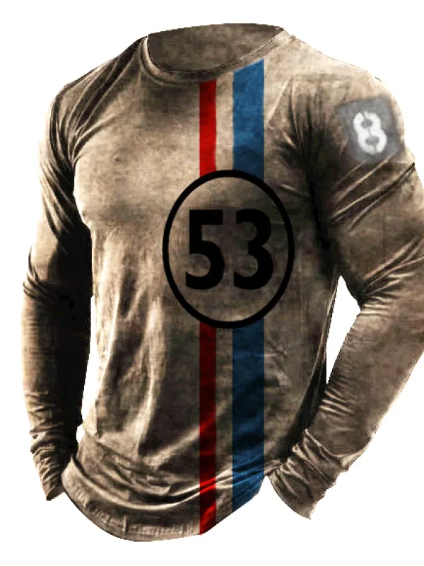 Mens Herbie Racing Livery Retro T-shirts - Simplyion.com 