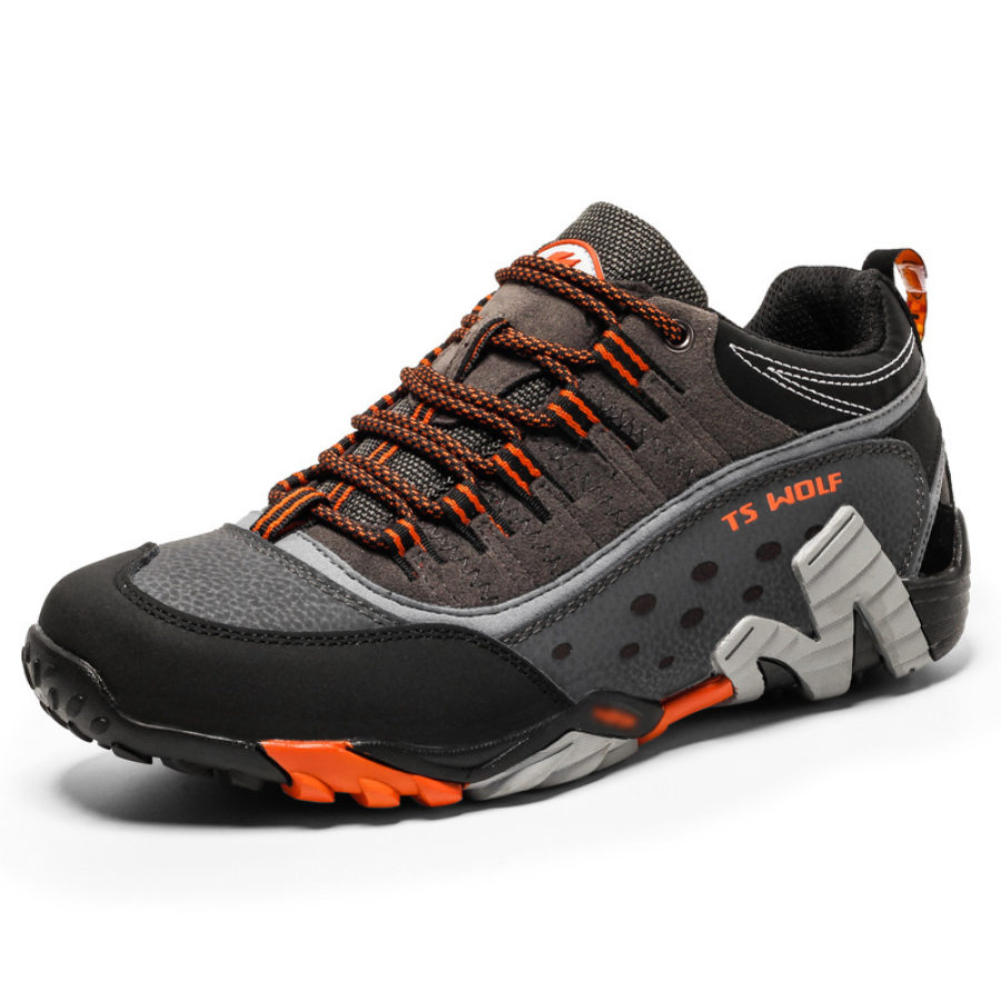 

Men's Leather Shock Absorption Non-slip Outdoor Sports Shoes