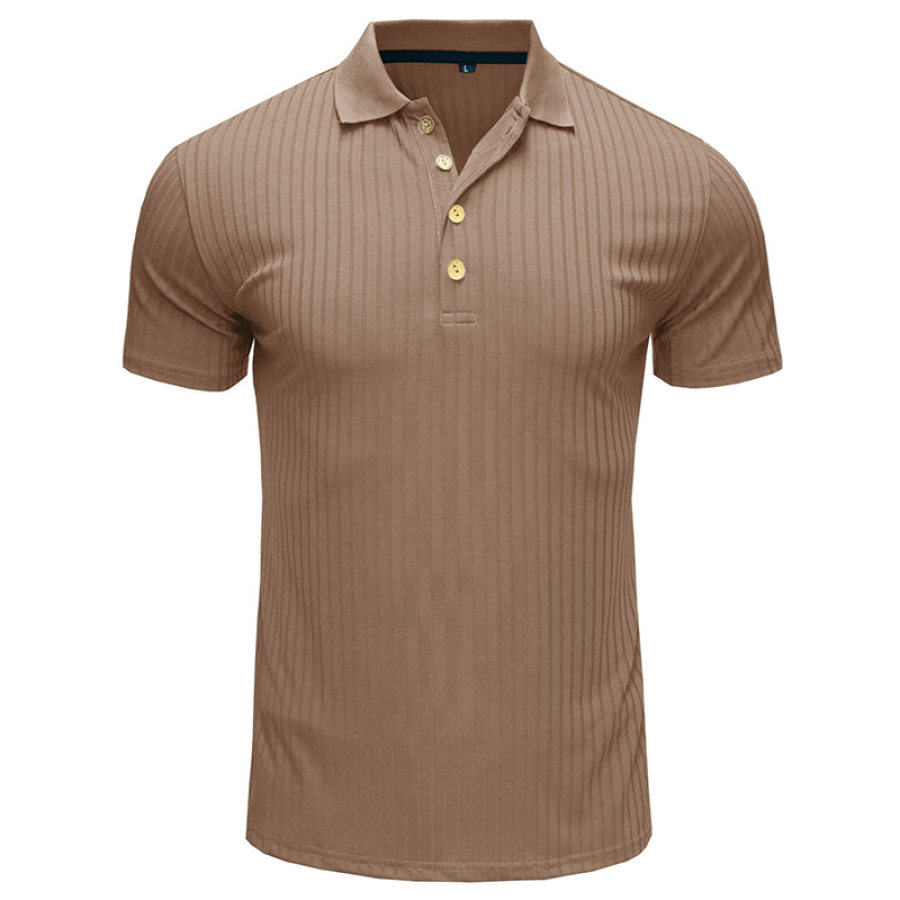 

Men's Sports Solid Polo Shirt