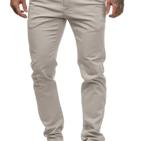Men's Straight-Fit Modern Stretch Chino Pant - Upgradecool.com 
