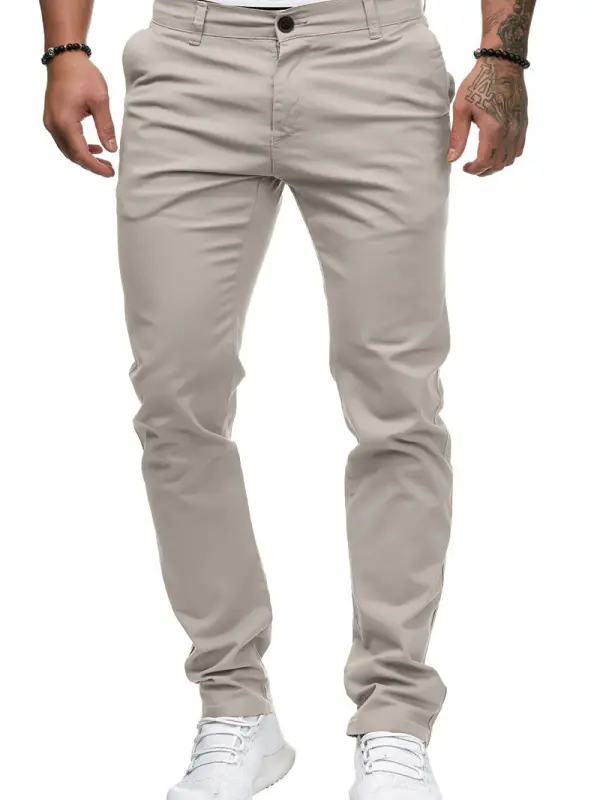 Men's Straight-Fit Modern Stretch Chino Pant - Pragmaace.com 