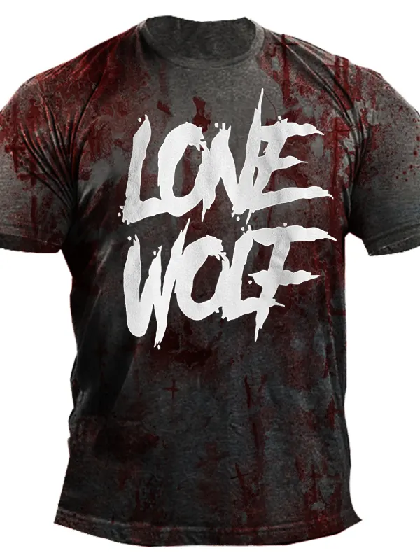 Lone Wolf Men's T-shirt - Menbarn.com 