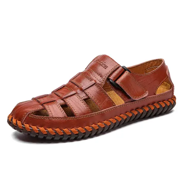 Men's Toe Cutout Soft Sandals - Wayrates.com 