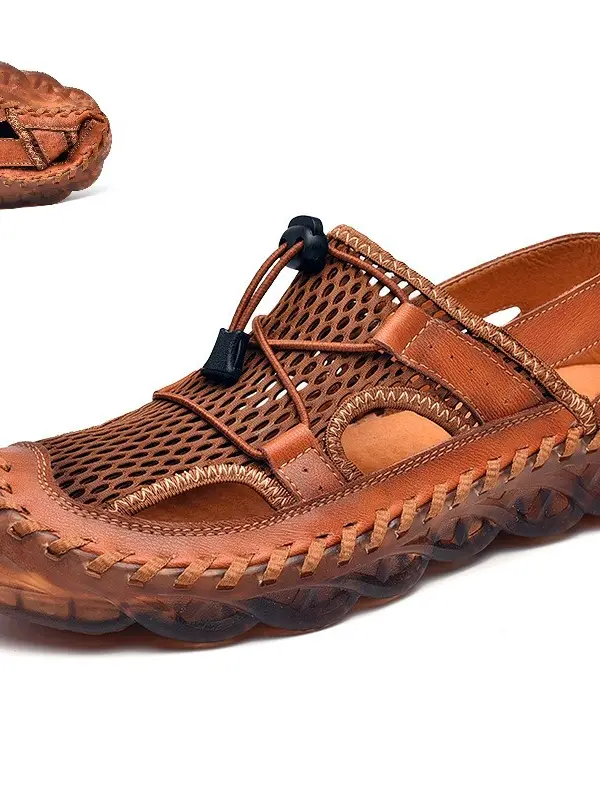 Men's Soft Sole Toe Outdoor Sandals - Pragmaace.com 