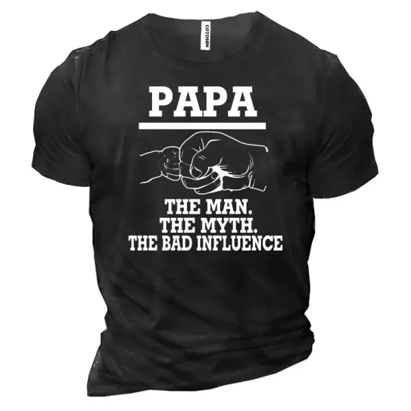 Pa Pa Men's Cotton T-Shirt - Cotosen.com 