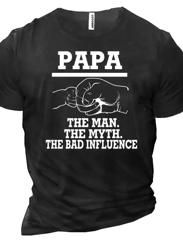 Pa Pa Men's Cotton T-Shirt - Menbarn.com 
