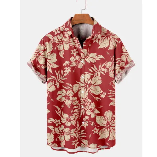Men's Beach Short Sleeve Shirt - Kalesafe.com 