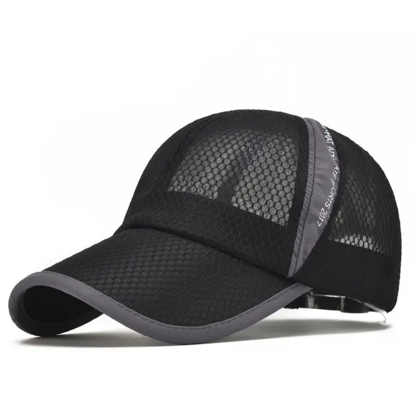 Men's Summer Outdoor Sunshade Hat Baseball Mesh Cap Only $7.89 - Wayrates.com 