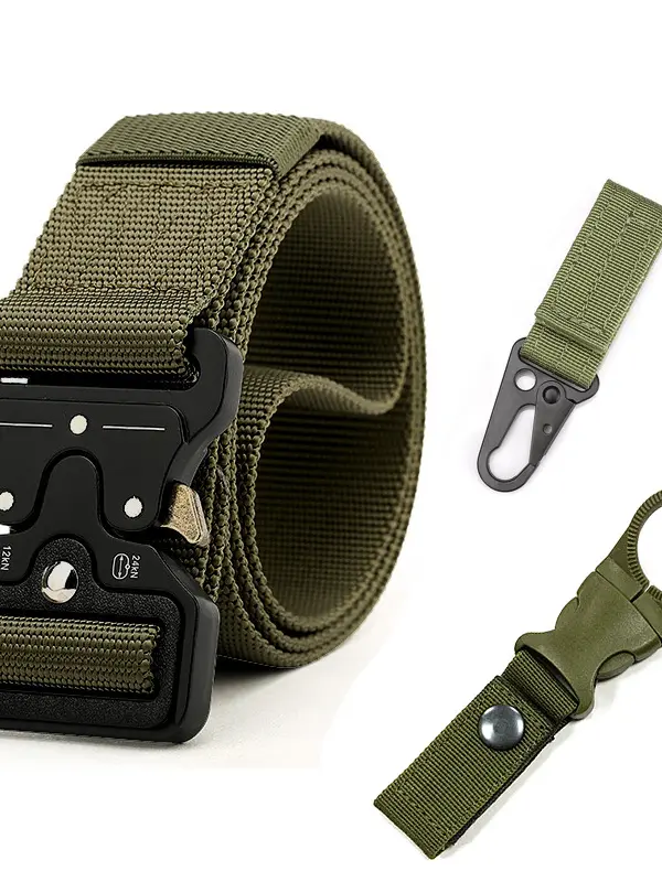 Men's Nylon Metal Buckle Outdoor Tactical Training Belt - Wantbright.com 