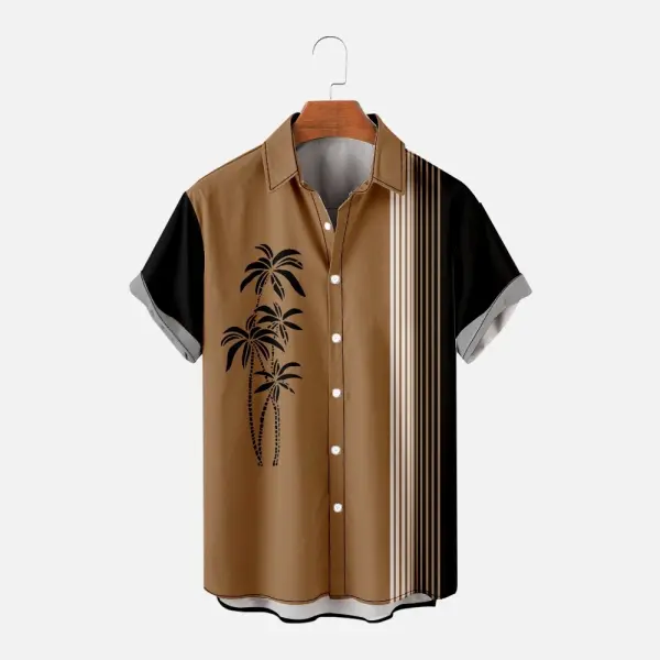 Men's Coconut Beach Short Sleeve Shirt - Kalesafe.com 