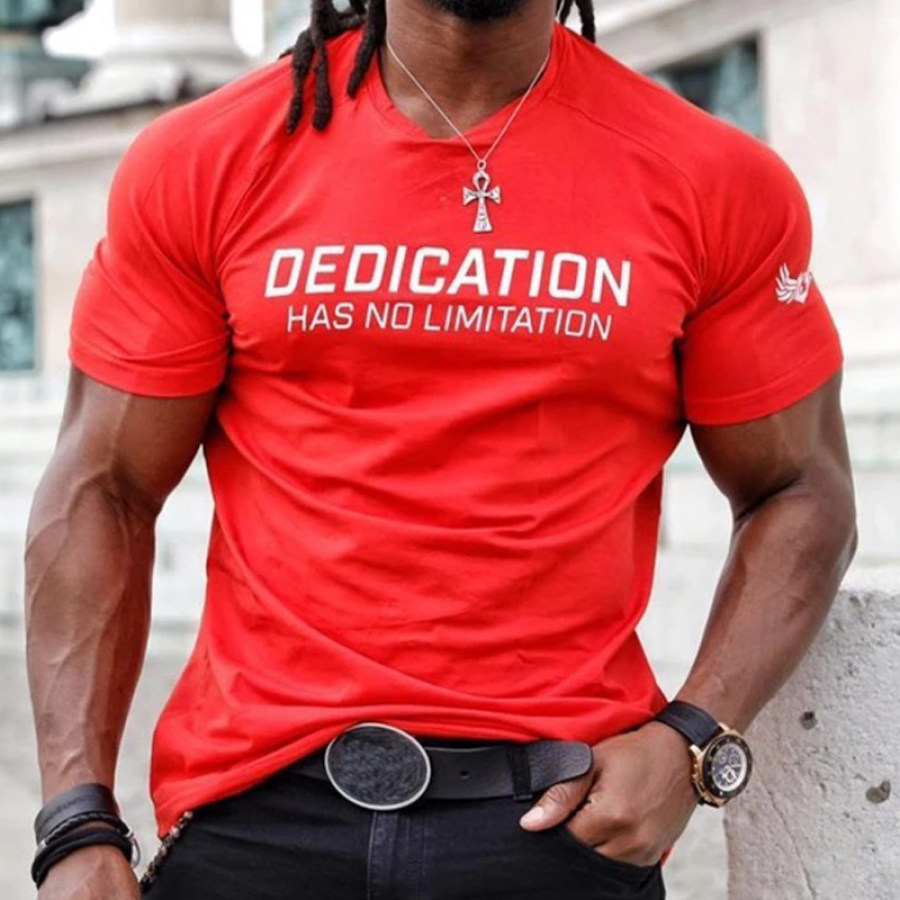 

Men's Fitness Quick Dry High Stretch T-Shirt