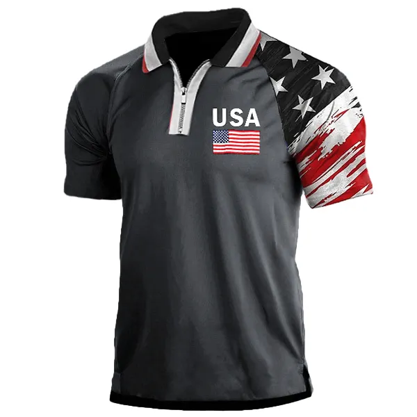 Mens Patriotic Classic Polo Shirt - Anurvogel.com 
