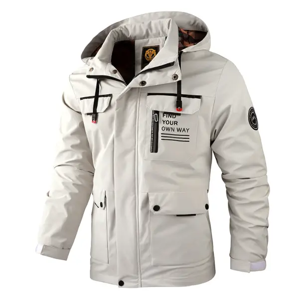 Men's Outdoor Zip Pocket Casual Jacket Coat Only $45.89 - Wayrates.com 