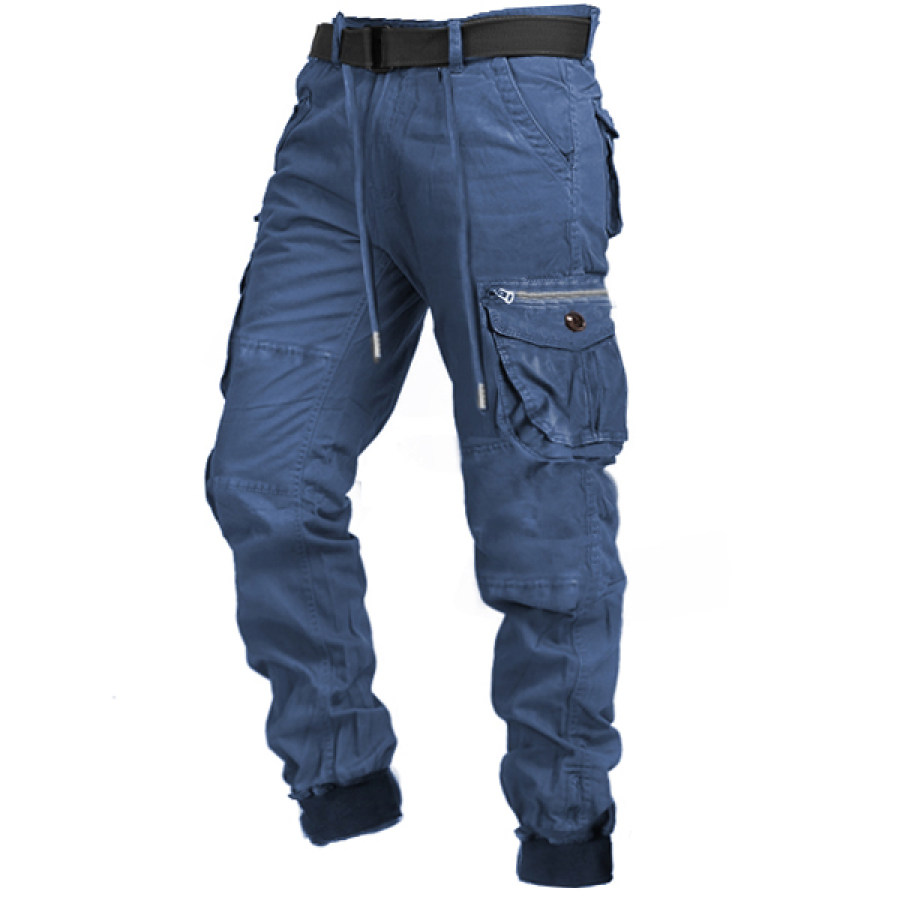 

Men's Outdoor Zipper Multi-pocket Combat Casual Tactical Pants