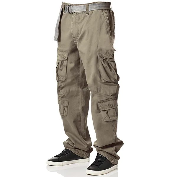 Men's Multi-Pocket Multi-Function Tactical Tooling Casual Trousers - Wayrates.com 