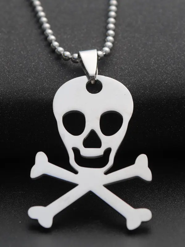 Men's Skull Titanium Steel Necklace - Pragmaace.com 