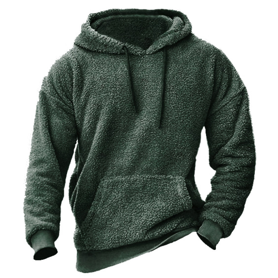 

Men's Pocket Plush Hoodie