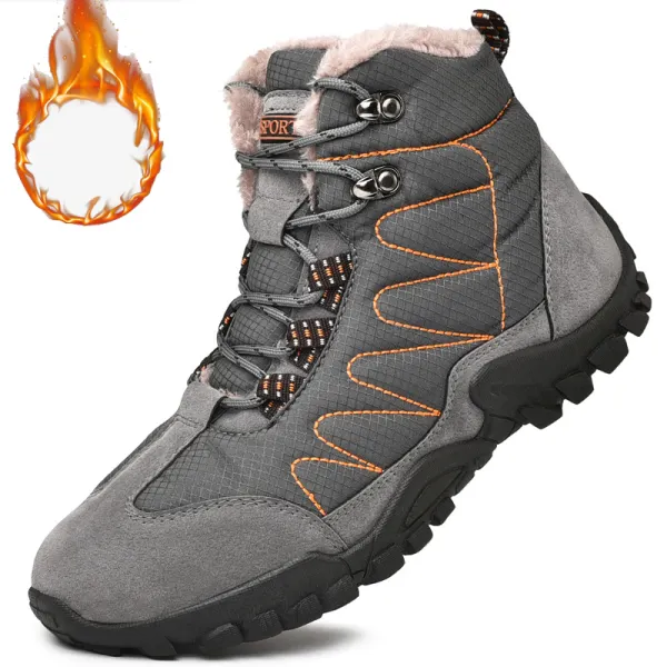 Men's Fleece Warm High Top Snow Boots - Honeylop.chimpone.com 