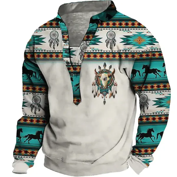 Men's Outdoor Casual Tactical Long Sleeve Sweater - Elementnice.com 