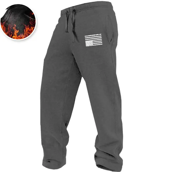 Men's Soft Fleece Loose-fit Sweatpants With Pockets - Elementnice.com 
