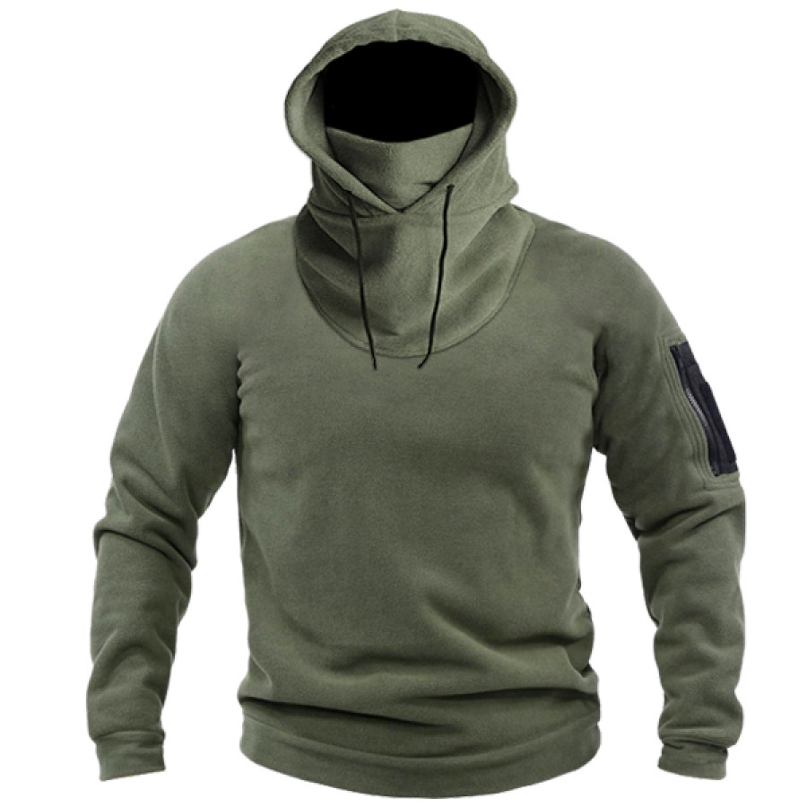 

Men's American Flag Training Fleece Winter Warm Hoodie