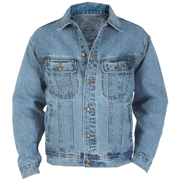 Men's Outdoor Rugged Wear Unlined Denim Jacket Only $58.89 - Wayrates.com 