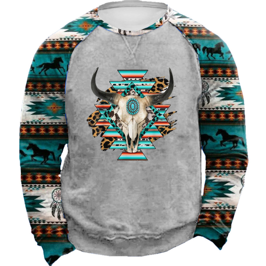 

Men's 3d Aztec Hoodie
