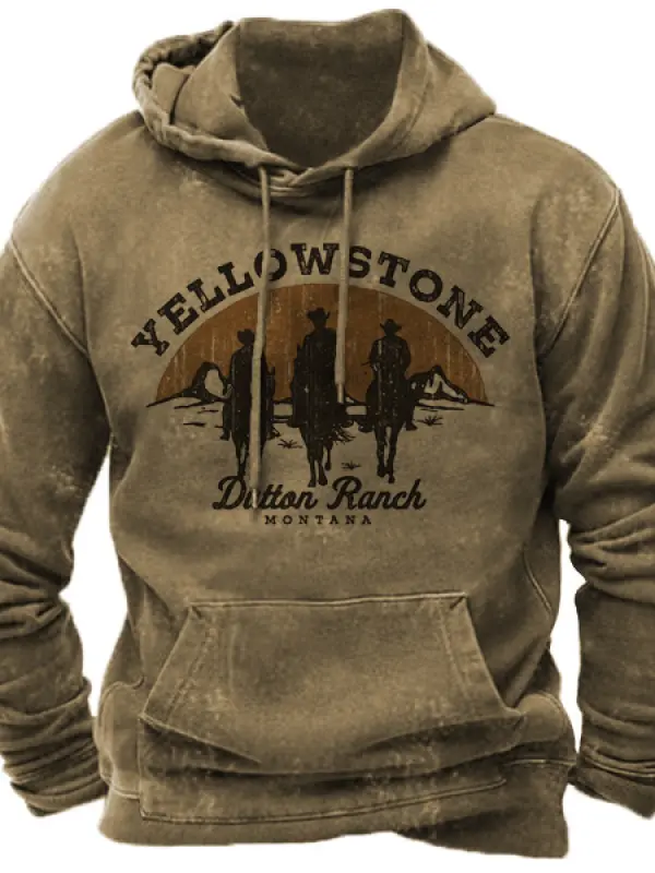 Riders Of Dutton Ranch Cowboy Men's Hoodie - Menwyx.com 