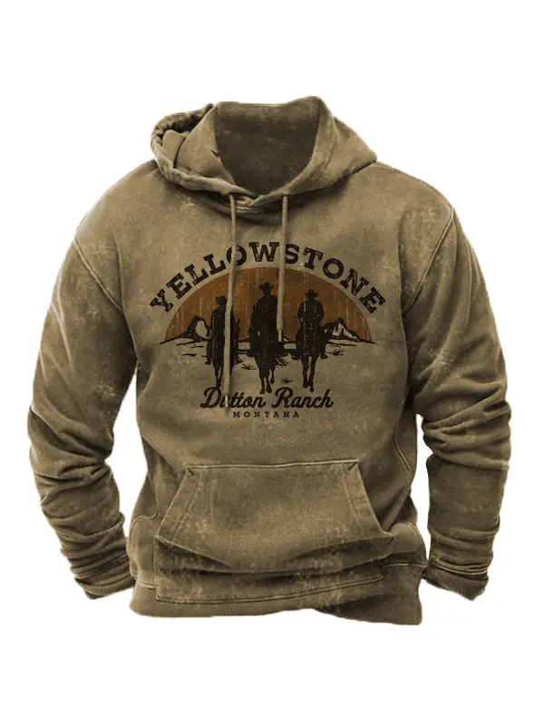 Riders Of Dutton Ranch Cowboy Men's Hoodie - Ootdmw.com 