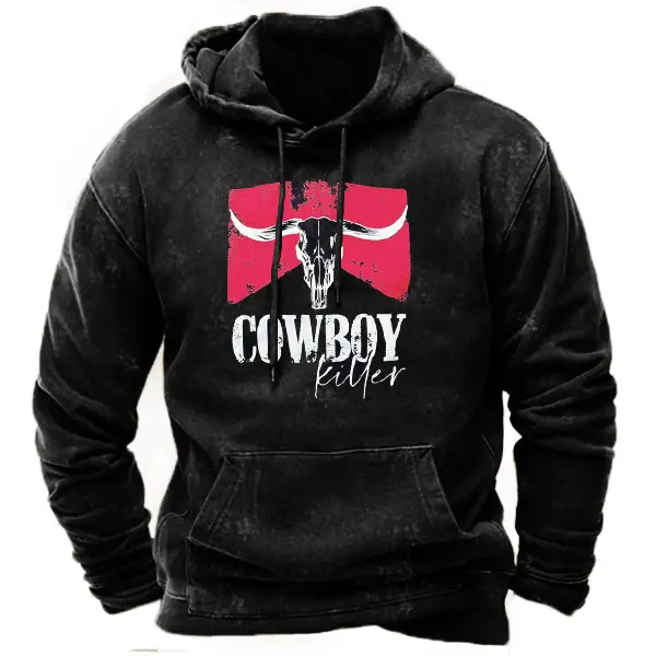 Men's Cowboy Hoodie Only £26.89 - Wayrates.com 