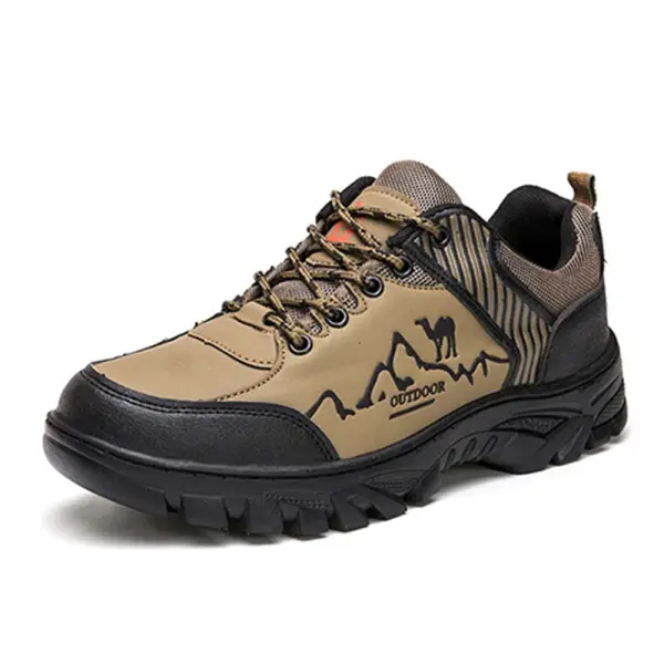 Men's Waterproof Non-slip Wear-resistant Outdoor Hiking Shoes - Elementnice.com 