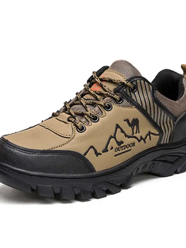 Men's Waterproof Non-slip Wear-resistant Outdoor Hiking Shoes - Pragmaace.com 