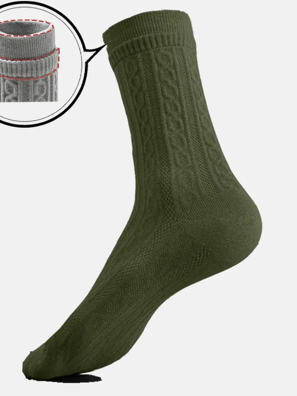 Men's Tall Thermal Terry Jacquard Christmas Socks - Pragmaace.com 