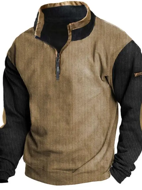 Men's Outdoor Tactical Quarter Zip Sweatshirt - Simplyion.com 