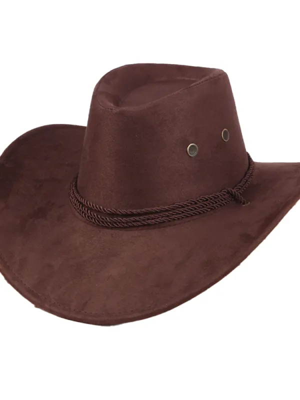 Men's Vintage Western Cowboy Hat - Menbarn.com 