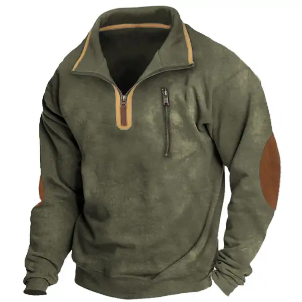 Men's Outdoor Tactical Quarter Zip Sweatshirt - Cotosen.com 