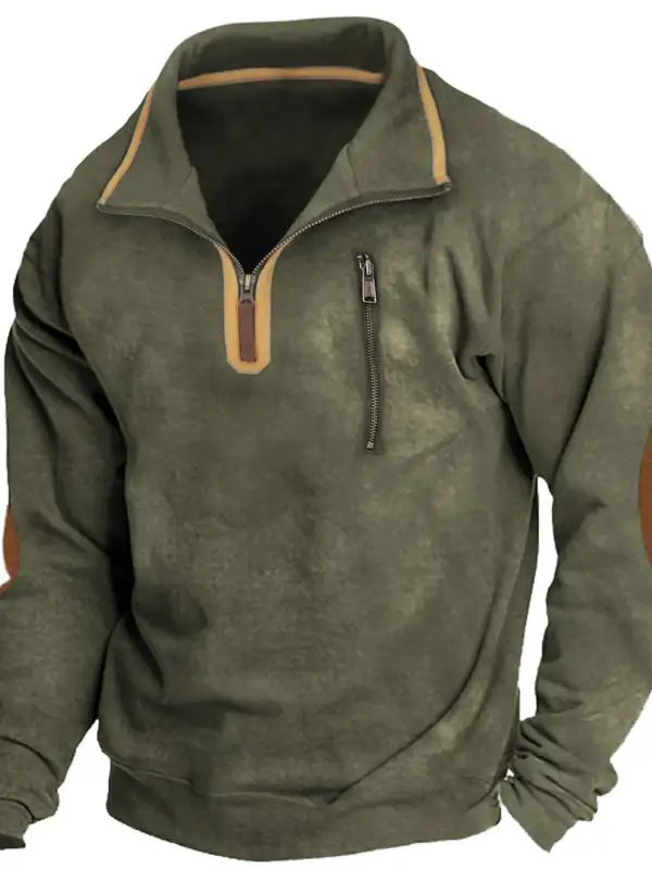 Men's Outdoor Tactical Quarter Zip Sweatshirt - Menwyx.com 