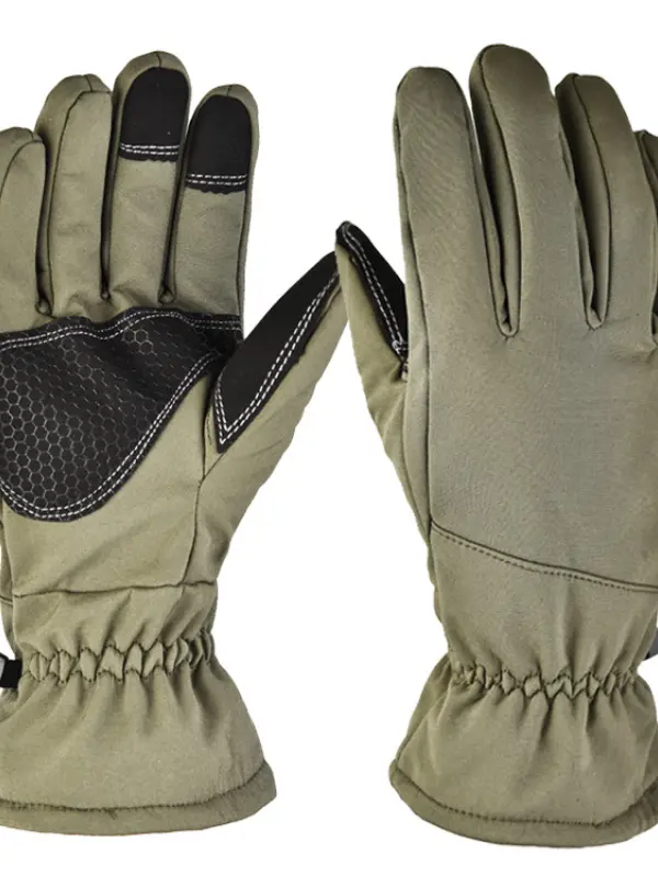 Men's Warm Tactical Ski Ride Windproof Waterproof Gloves - Pragmaace.com 