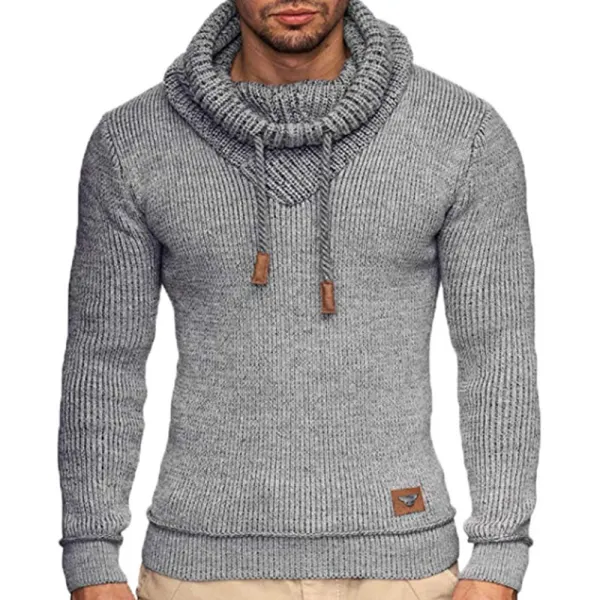 Men's Retro Half Turtleneck Knitted Casual Sweater Only $20.89 - Wayrates.com 