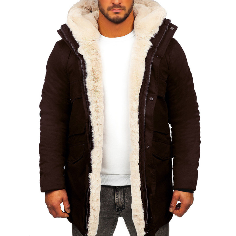 

Men's Outdoor Fleece Thickened Warm Coat Coat