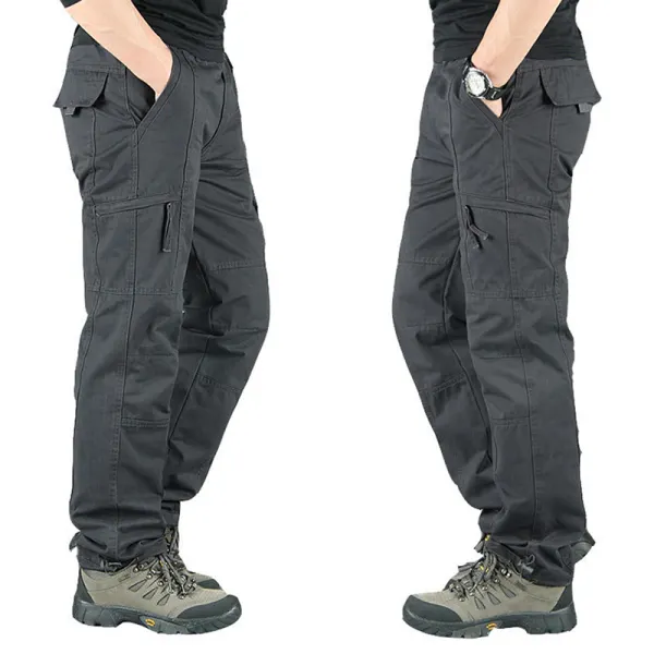 Men's Casual Fleece Padded Pocket Cargo Pants Only $56.89 - Wayrates.com 