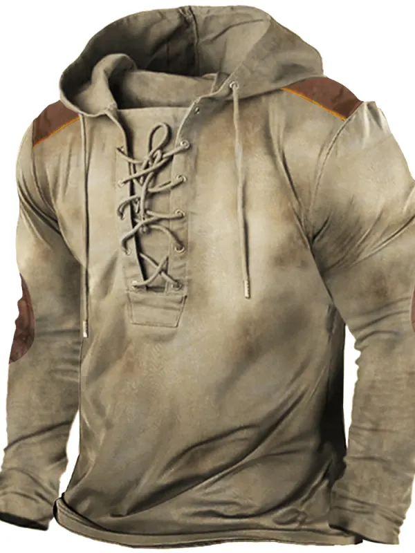 Men's Training Color Block Hoodie Shirt - Simplyion.com 