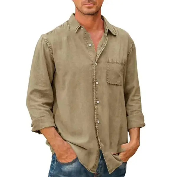 Men's Outdoor Vintage Pocket Casual Shirt Only $43.89 - Wayrates.com 