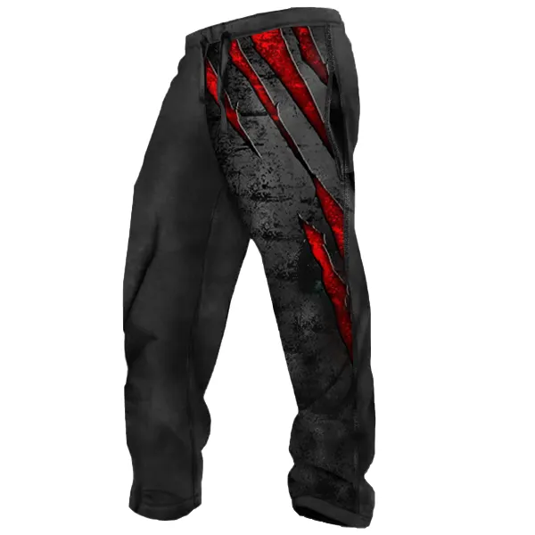 Men's Outdoor Scratch Print Casual Pants Only $19.89 - Wayrates.com 