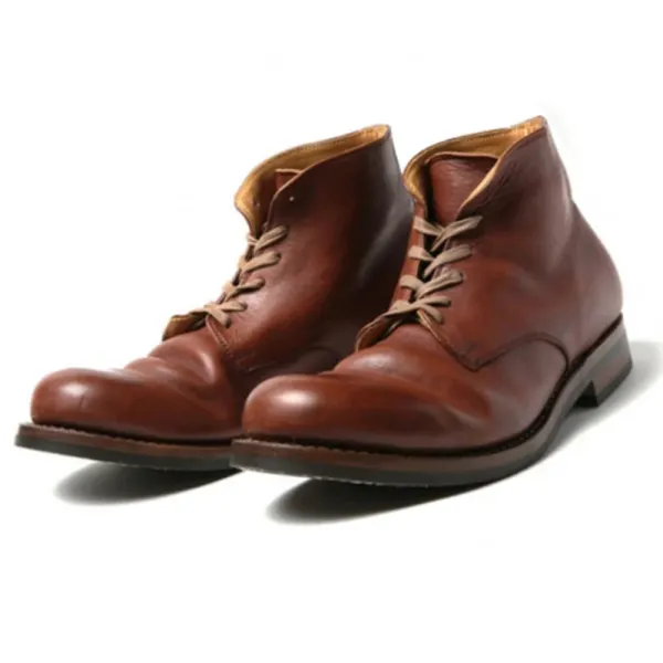 Men's Outdoor Vintage Round Toe Martin Boots - Keymimi.com 