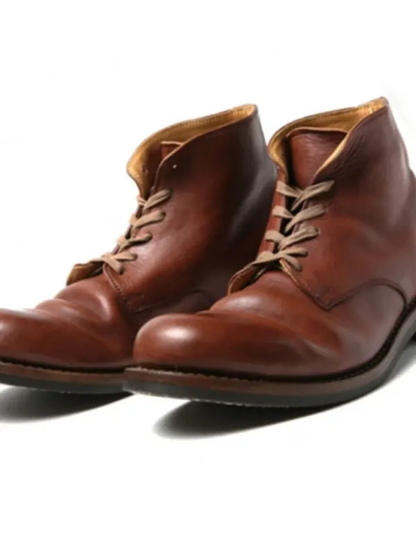 Men's Outdoor Vintage Round Toe Martin Boots - Businesuniontrade.com 