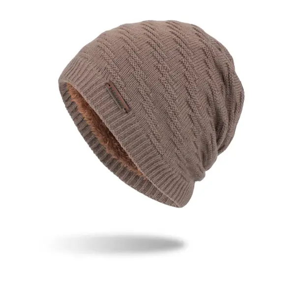 Men's Fleece Ear Defenders Knitted Hat Only $13.89 - Wayrates.com 