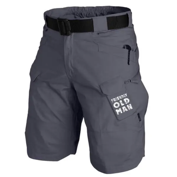 Men's Old Man Multifunctional Waterproof Multi-Pocket Outdoor Tactical Shorts - Elementnice.com 